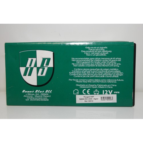 8057 - 1 x Avant Slot Peugeot 207 S2000 IRC 2009 50512 slot car