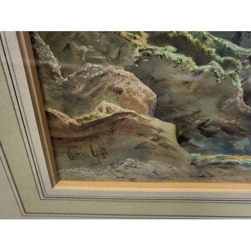 3081 - A gilt framed watercolor 