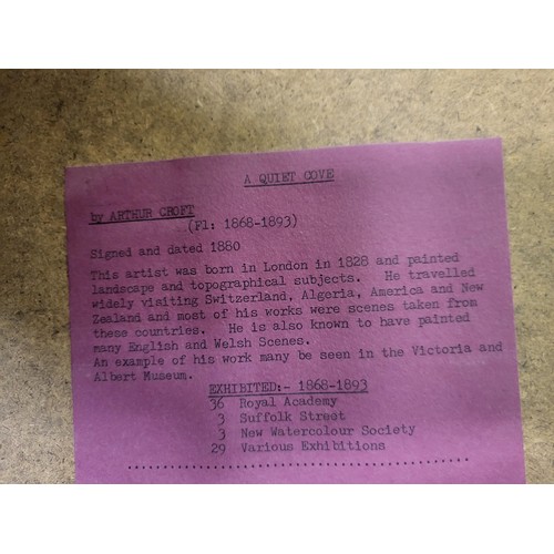 3081 - A gilt framed watercolor 