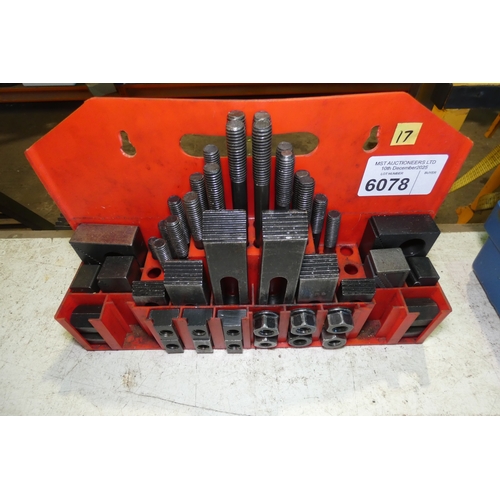 6078 - 1 x engineers clamping set