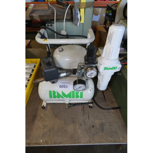 6093 - 1 x small Bambi compressor 240v
Working When Tested