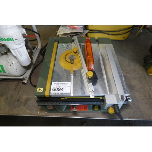 6094 - 1 x Proxxon small bench top circular saw 240v
Working When Tested