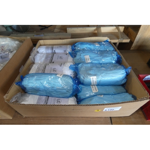 6100 - 1 box containing a quantity of cotton gloves