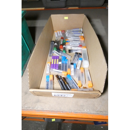1 box containing a quantity of various milling cutters (unused)