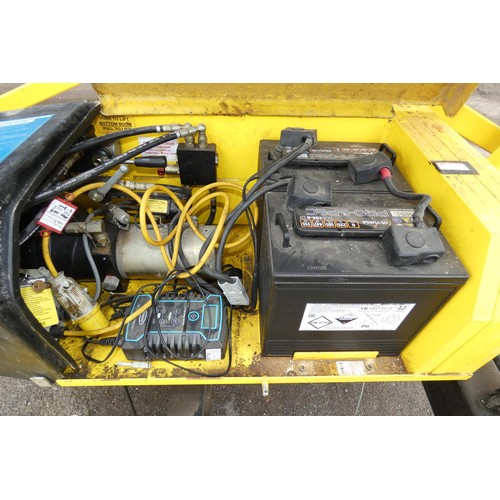 A tow behind access platform by Access Machines Ltd model AM12 Power ...