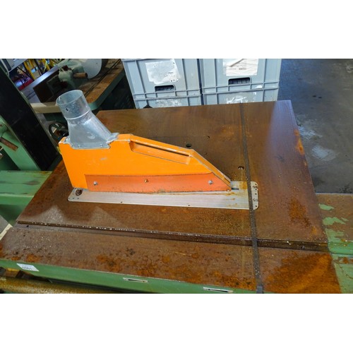 6061 - 1 x Guilliet circular saw bench machine no. 699, YOM 1984, 3ph