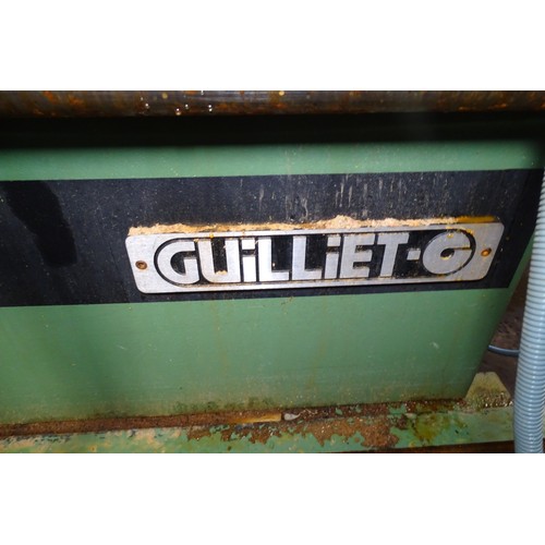6061 - 1 x Guilliet circular saw bench machine no. 699, YOM 1984, 3ph