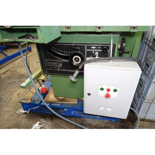 6061 - 1 x Guilliet circular saw bench machine no. 699, YOM 1984, 3ph