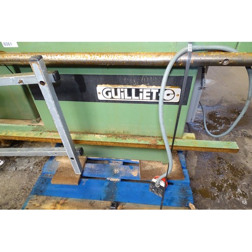 6061 - 1 x Guilliet circular saw bench machine no. 699, YOM 1984, 3ph