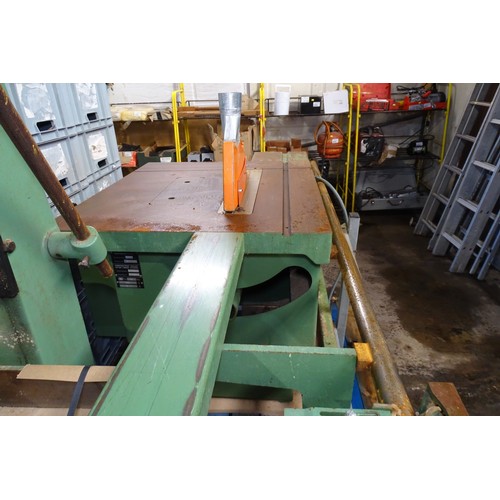 6061 - 1 x Guilliet circular saw bench machine no. 699, YOM 1984, 3ph