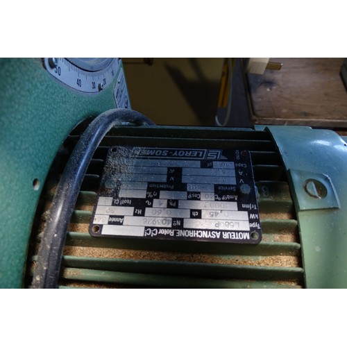 6114 - 1 x Inca bandsaw 240v fitted to a wheeled wooden cabinet
Working When Tested