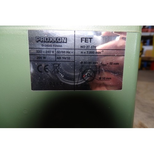 6094 - 1 x Proxxon small bench top circular saw 240v
Working When Tested