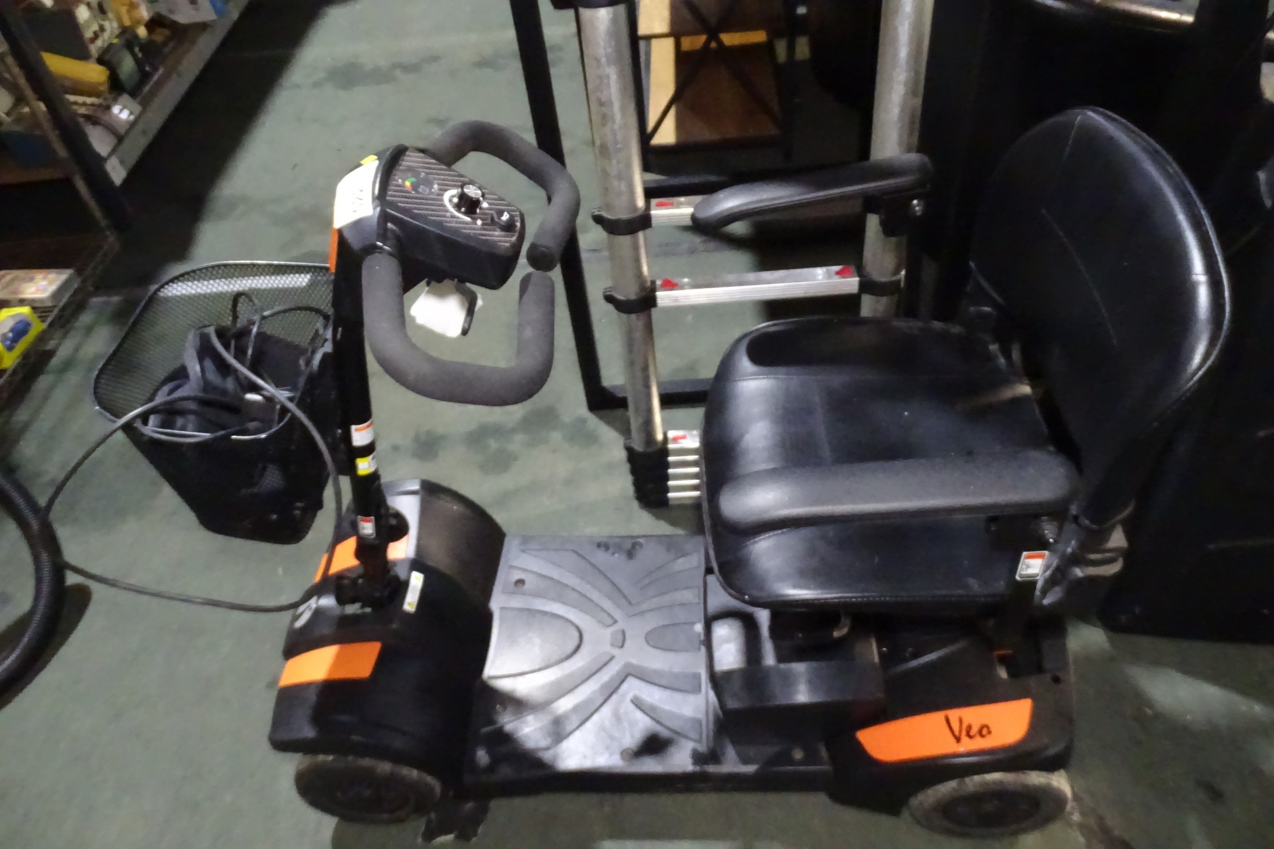 A Electric Rascal Veo Mobility Scooter with charger. Note: Needs ...