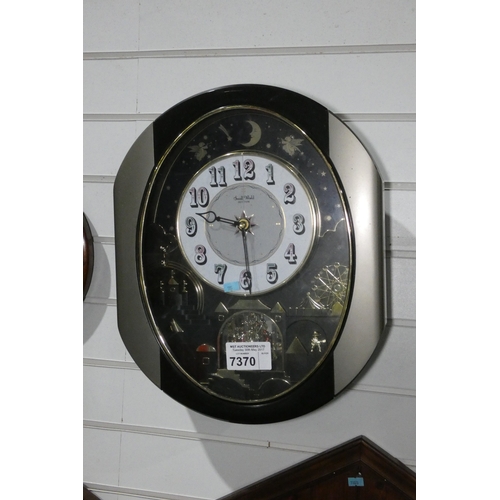 A highly decorative wall clock