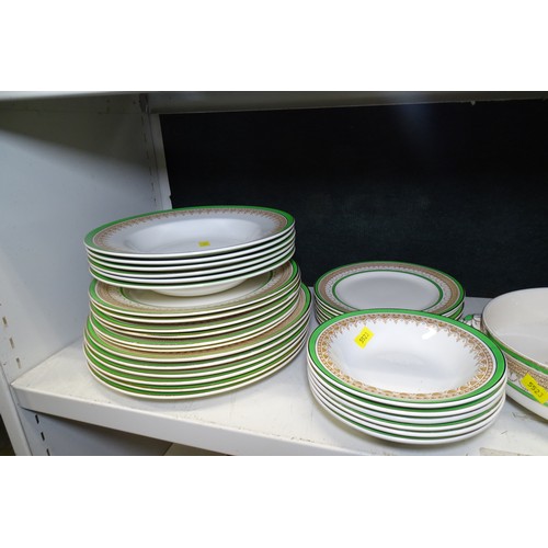 A small quantity of Japanese eggshell chinaware, a multi-coloured ...