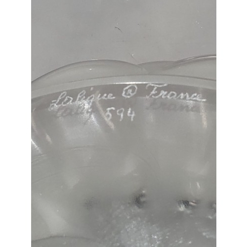 7189A - A Lalique France 594 Kuan Yin figure, approximately 29cms tall, engraved on Base 