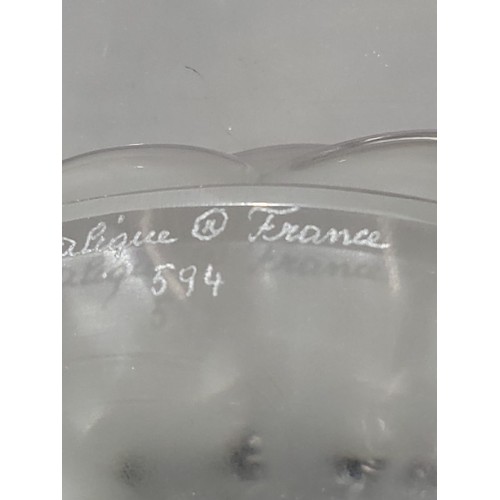 7189A - A Lalique France 594 Kuan Yin figure, approximately 29cms tall, engraved on Base 