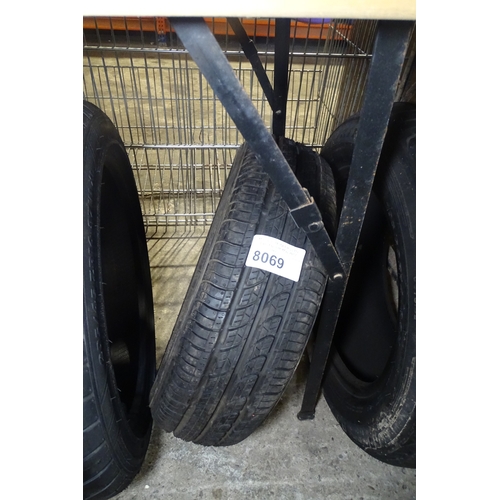 8069 - 1 x unused Kumho Solus KH15 tyre size 155/65 R13 73T