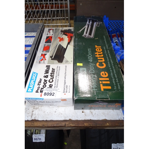 8092 - 2 x Boxed tile cutters