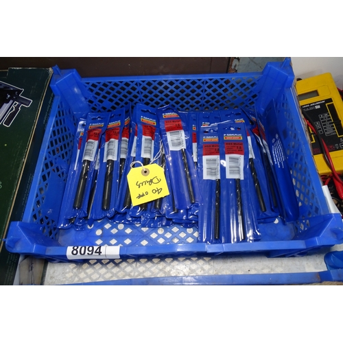 8094 - 1 Box containing a quantity of 40 Rawplug HSS drill bits