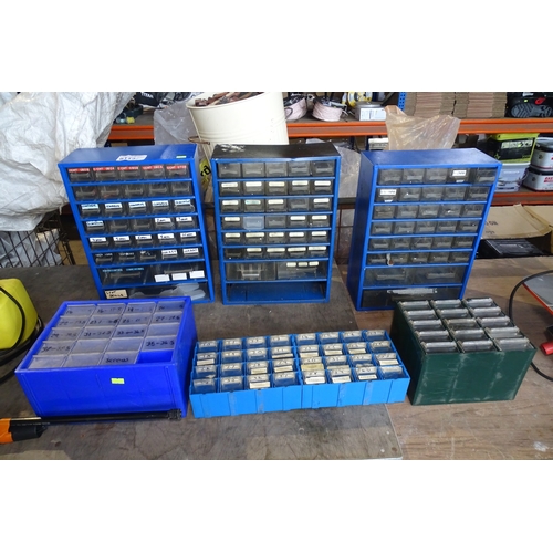 8113 - 6 x Various small parts cabinets