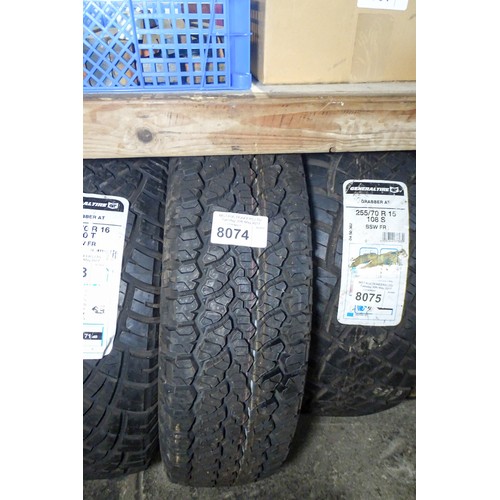 8074 - 1 x unused GeneralTire Grabber AT tyre size 205 R16 110/108S