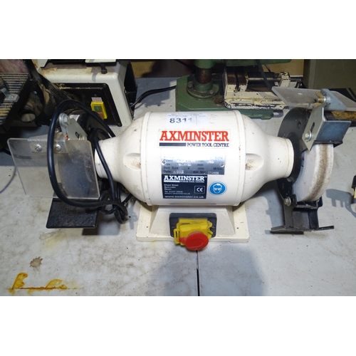 1 x Axminster bench grinder - 240v