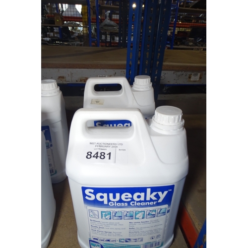 2 x 5l Containers of Squeaky clean glass cleaner by Concept