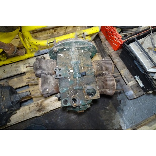 8061 - 1 x Volkswagen Trike Project for spares or repair, items include shocks/springs, exhaust parts, whee... 