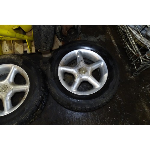 8061 - 1 x Volkswagen Trike Project for spares or repair, items include shocks/springs, exhaust parts, whee... 