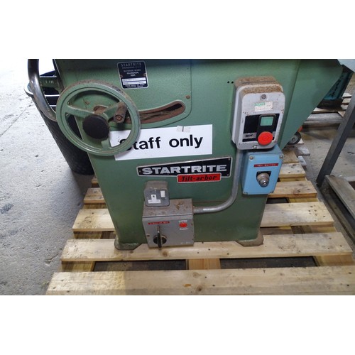 8132 - 1 x Startrite Tilt-Arbor circular saw bench, 3ph - Ex School / college