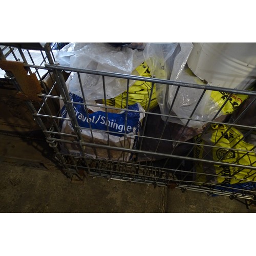 8137 - A quantity of vintage parquet flooring. Contents of 1 metal stillage which is not included