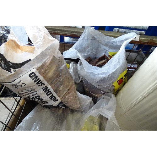 8137 - A quantity of vintage parquet flooring. Contents of 1 metal stillage which is not included