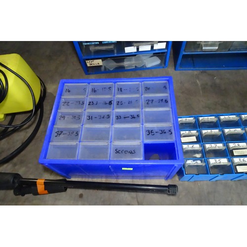 8113 - 6 x Various small parts cabinets