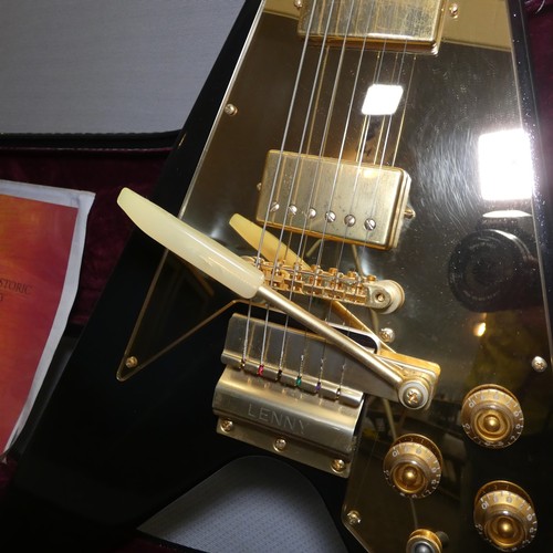 2 - 1 x Gibson Custom Lenny Kravitz '67 Flying V Electric Guitar 2003/04 - SN: LK097 - No 97/125  This g... 