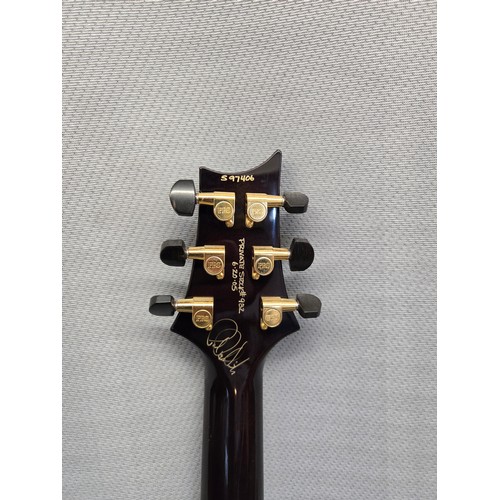 3 - 1 x PRS McCarty 594 Hollowbody II electric guitar in a burnt charcoal finish. SN: S97406 This guitar... 
