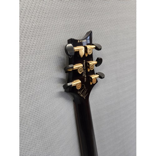 3 - 1 x PRS McCarty 594 Hollowbody II electric guitar in a burnt charcoal finish. SN: S97406 This guitar... 
