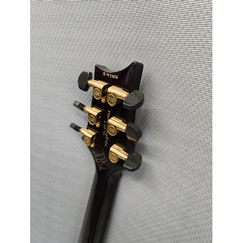 3 - 1 x PRS McCarty 594 Hollowbody II electric guitar in a burnt charcoal finish. SN: S97406 This guitar... 