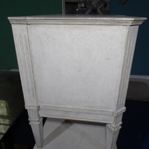 1016 - A pair of 2 drawer Maja Gustavian style bedside chests, each approx 65cm w x 46cm d x 75cm h