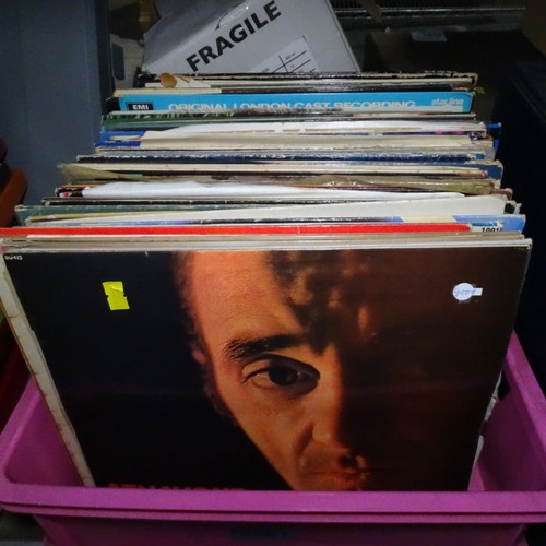 A quantity of various vinyl records - Contents of 1 shelf