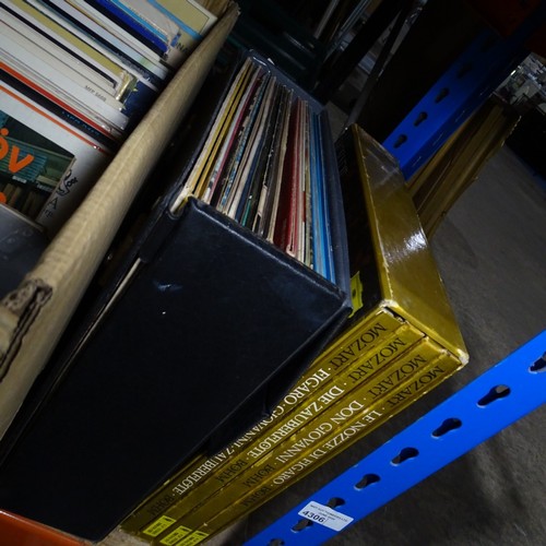 A quantity of various vinyl records - Contents of 1 shelf
