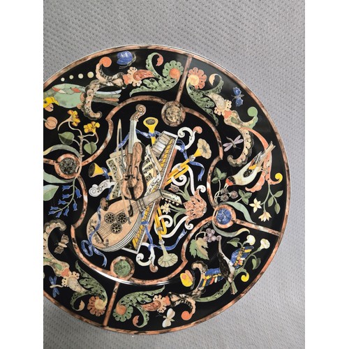4171 - A set of 10 Villeroy & Boch Intarsia design 31cm charger plates, specially designed for Le Manoi... 