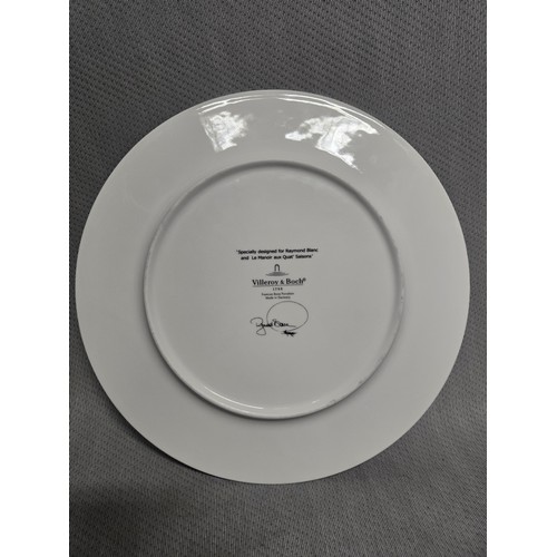 4171 - A set of 10 Villeroy & Boch Intarsia design 31cm charger plates, specially designed for Le Manoi... 