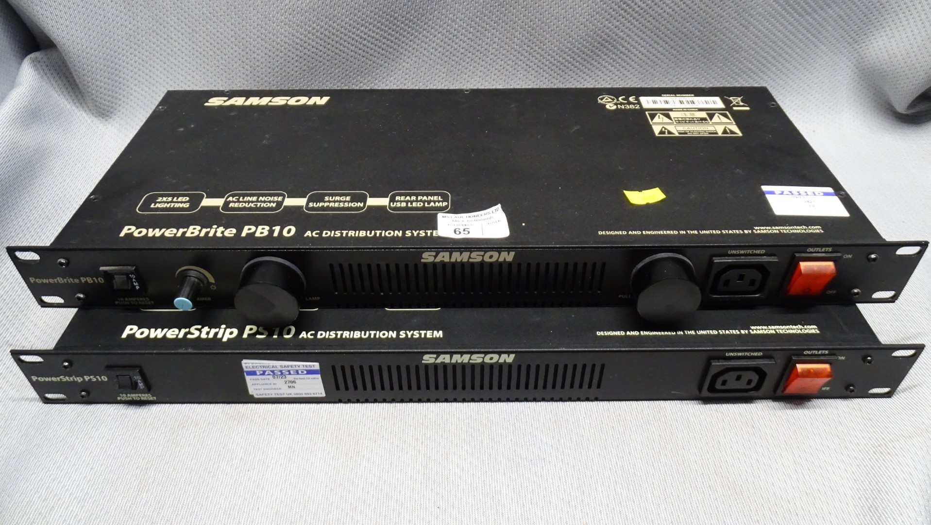1 x Samson PowerStrip PS10 AC Distribution System and 1 x Samson ...