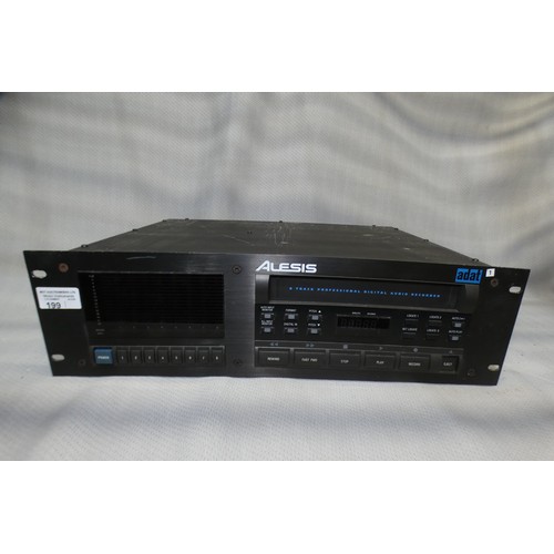 1 x Alesis Adat digital multitrack recorder rackmount audio blade