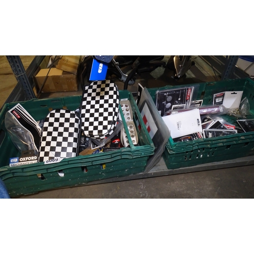 8069 - A quantity of various moped related items to include sissy bar pads, bulbs and indicators etc - Cont... 