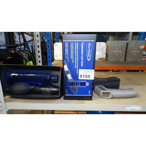 1 x Blue Point Combustion leak tester and a Blue Point thermometer gun