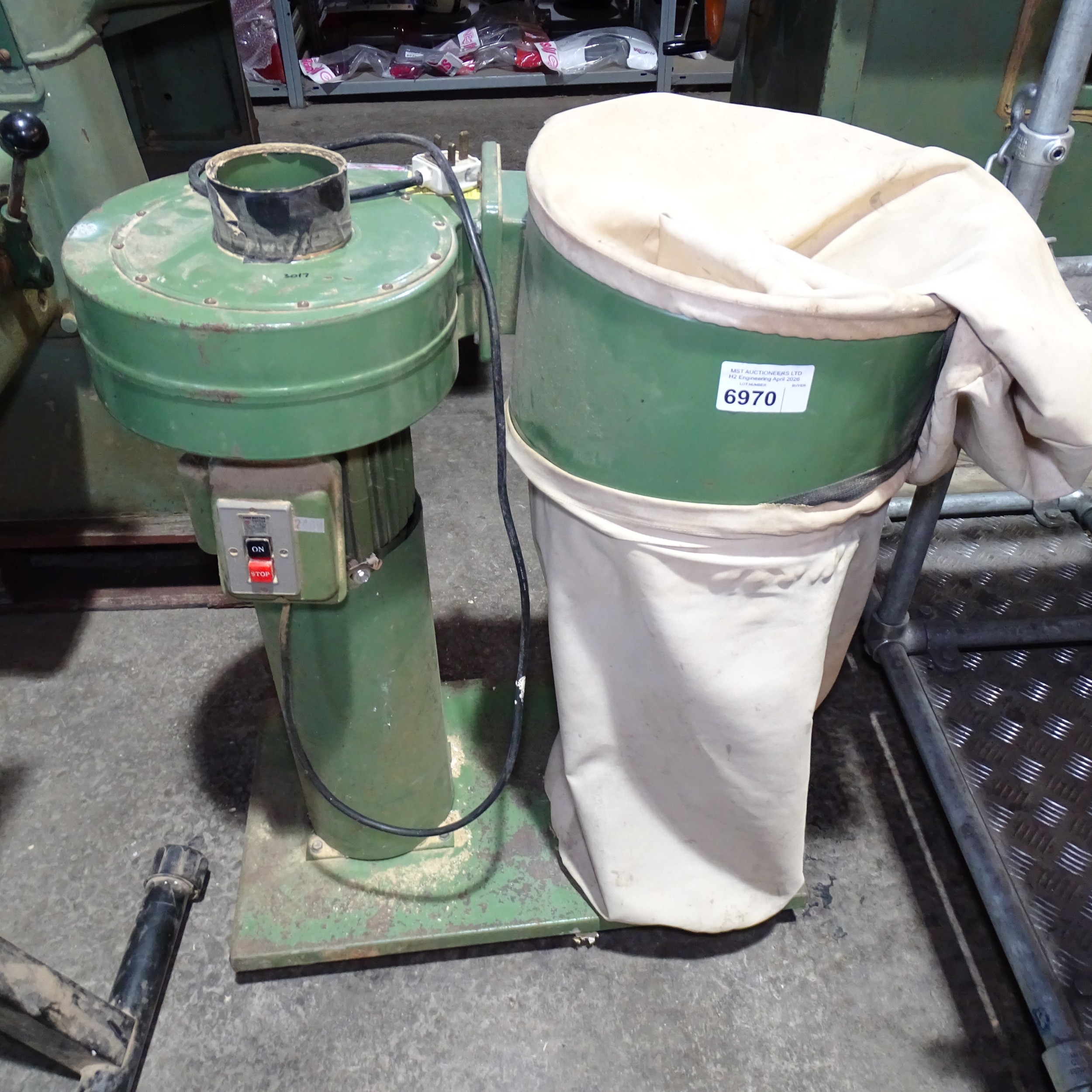 1 x Single bag dust extractor unit - 240v VAT