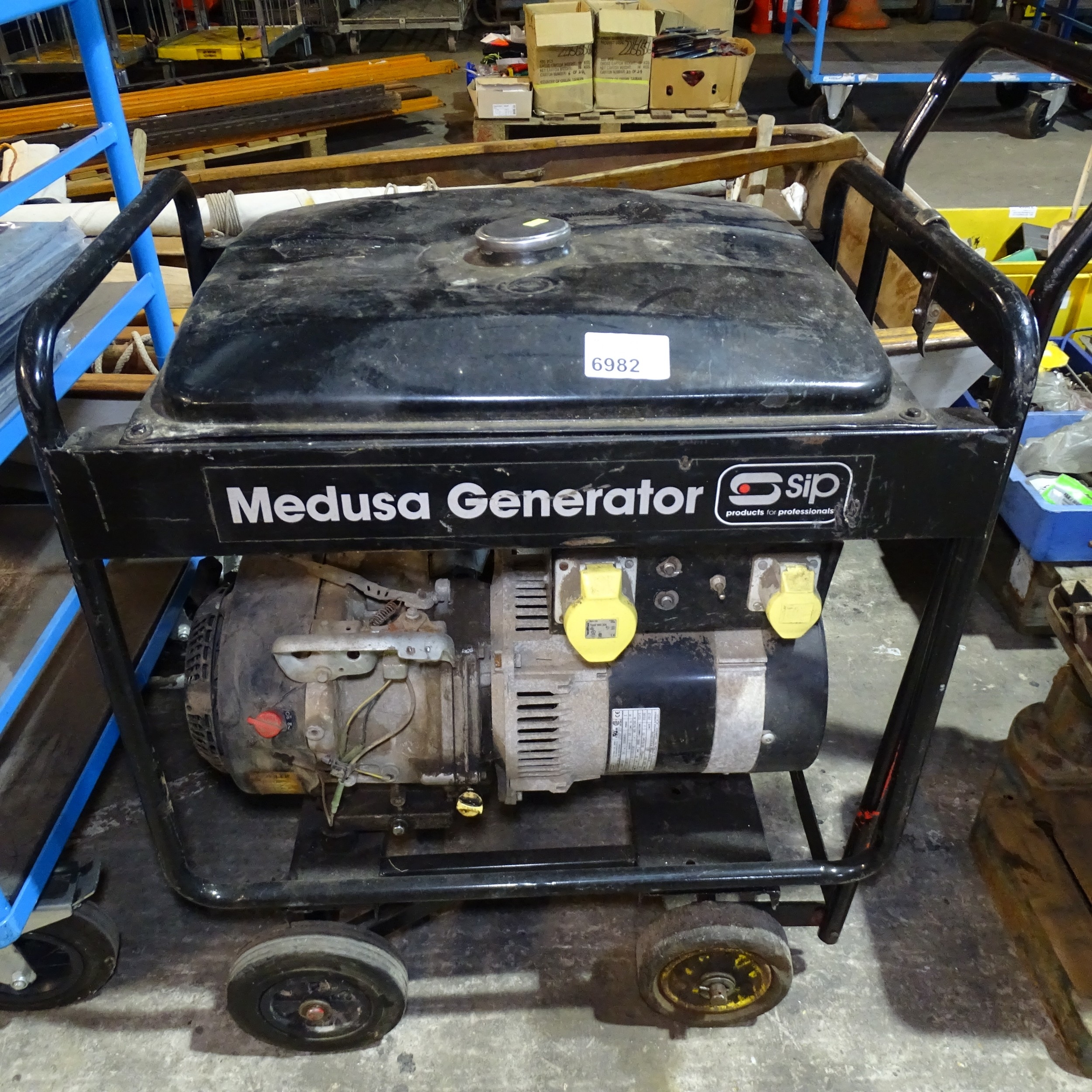VAT 1 x SIP Medusa petrol engine generator with 2 x 110v outputs