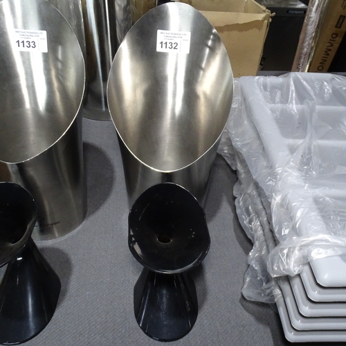 1132 - A champagne bucket by Veuve Cliequot and a wine tasting spittoon